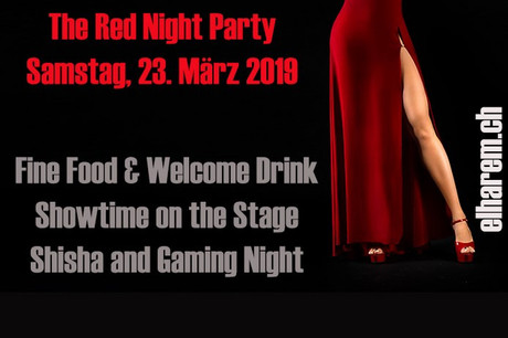 Red Night Party im Sauna / FKK Club El Harem Kirchberg (CH) in Kirchberg