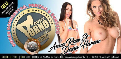 Anna Rose & Dana Harem im Sauna / FKK Club Amesia Dübendorf/Zürich (CH) in Dübendorf
