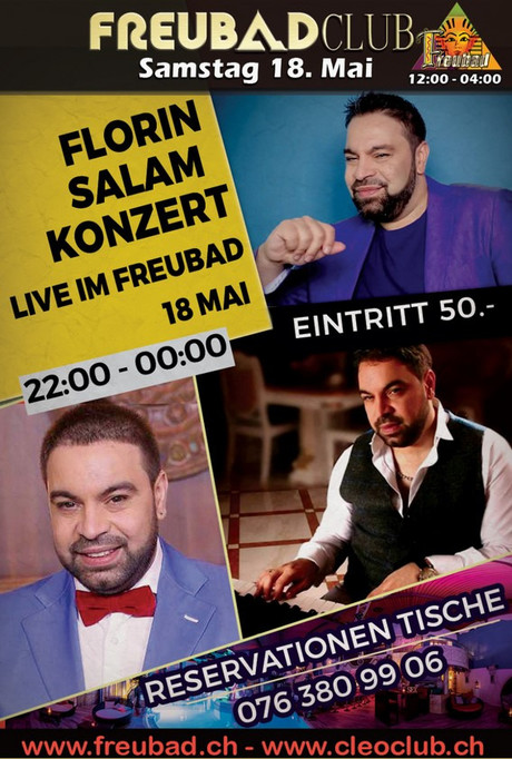 Florin Salam live im Sauna / FKK Club FKK Freubad Recherswil (CH) in Recherswil