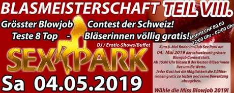 Blowjob Party VIII im Sauna / FKK Club Sexpark Oberentfelden (CH) in Oberentfelden