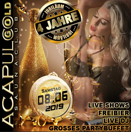 4th Birthday Party im Sauna / FKK Club Acapulco Gold Ratingen/Düsseldorf (D) in Ratingen (D)