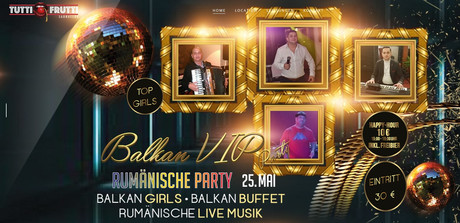 Balkan VIP Party im Sauna / FKK Club Tutti Frutti Alfter/Bonn (D) in Alfter