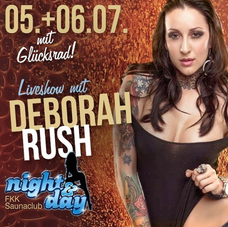 Deborah Rush im Sauna / FKK Club FKK Night & Day Bürstadt (D) in Bürstadt