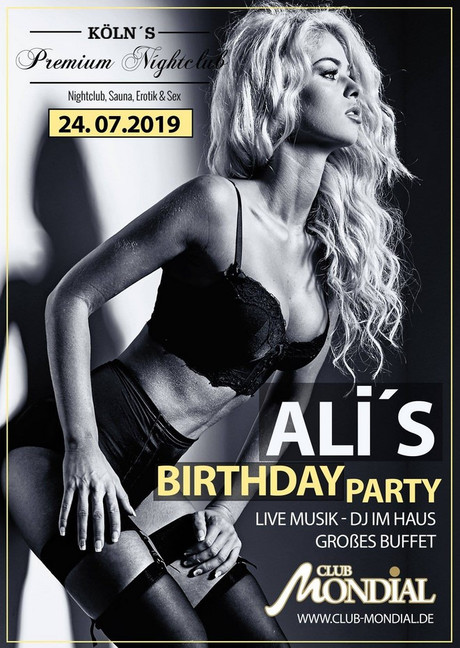 Ali's Birthday Party im Sauna / FKK Club Mondial Köln (D) in Köln