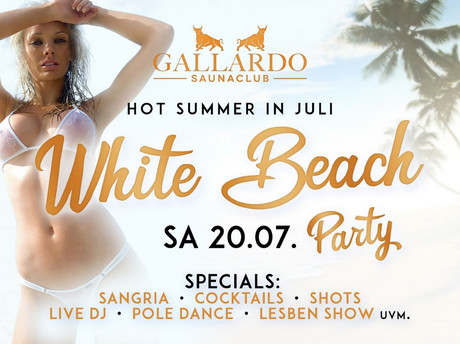 White Beach Party im Sauna / FKK Club Gallardo Hamminkeln (D) in Hamminkeln