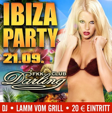 Ibiza Party im Sauna / FKK Club FKK Darling Nidderau/Frankfurt (D) in Nidderau 