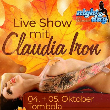 Claudia Iron im Sauna / FKK Club FKK Night & Day Bürstadt (D) in Bürstadt