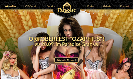 Ozapft Is im Sauna / FKK Club FKK Paradise Graz (A) in Graz-Liebenau