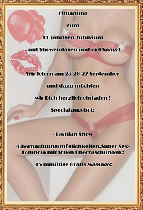 11th Birthday Party im Sauna / FKK Club FKK Amore Freinberg (A)/Passau in Haibach-Oberhaibach bei Freinberg