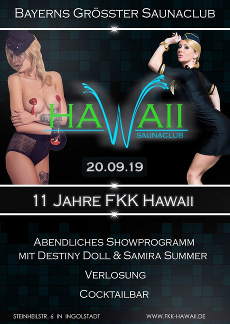 11th Birthday Party im Sauna / FKK Club FKK Hawaii Ingolstadt (D) in Ingolstadt