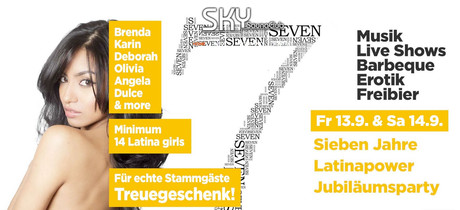 7th Birthday Party im Sauna / FKK Club Sky Wuppertal (D) in Wuppertal