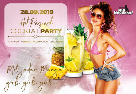 Hot Pants & Cocktail Party im Sauna / FKK Club FKK Neuenhof (CH) in Neuenhof
