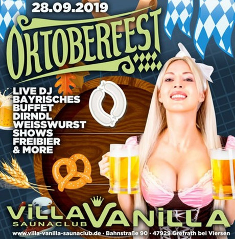 Oktoberfest Villa Vanilla im Sauna / FKK Club Golden Gate Grefrath (D) in Grefrath