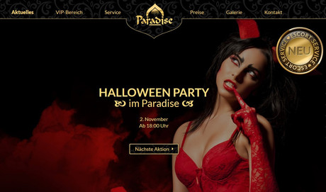 Halloween FKK Paradise Graz im Sauna / FKK Club FKK Paradise Graz (A) in Graz-Liebenau