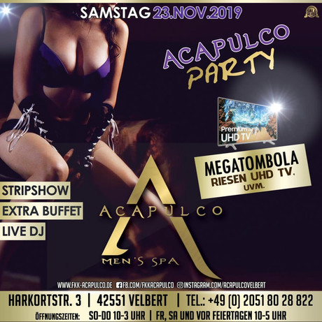 Acapulco Party im Sauna / FKK Club Acapulco Prime Velbert (D) in Velbert