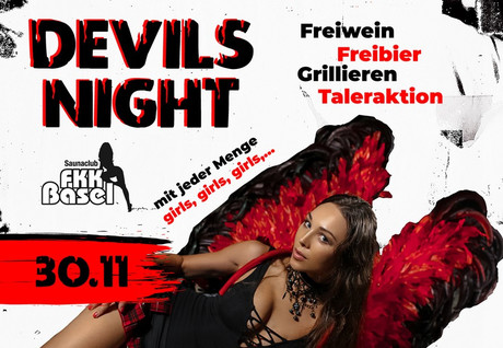 Devil's Night im Sauna / FKK Club FKK Pascha Basel (CH) in Basel
