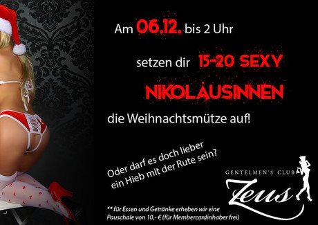 Nikolaus Party FKK Zeus Wallenhorst im Sauna / FKK Club FKK Zeus Wallenhorst/Osnabrück (D) in Wallenhorst