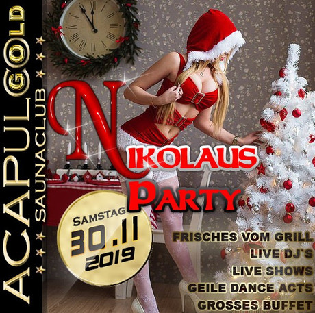 Nikolaus Party Acapulco Gold im Sauna / FKK Club Acapulco Gold Ratingen/Düsseldorf (D) in Ratingen (D)
