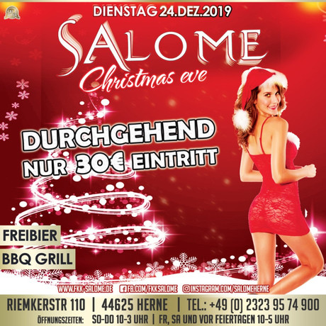 Heiligabend Salome Herne im Sauna / FKK Club Salome Herne (D) in Herne