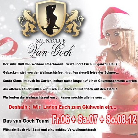 Santa Claus Van Goch im Sauna / FKK Club Van Goch (D) in Goch