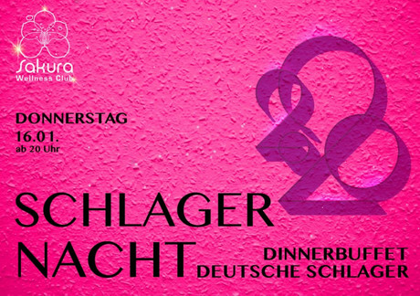 Schlagernacht  im Sauna / FKK Club FKK Sakura Böblingen/Stuttgart (D) in Böblingen