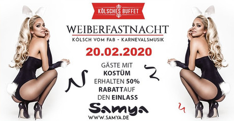 Weiberfastnacht Samya im Sauna / FKK Club Samya Köln (D) in Köln