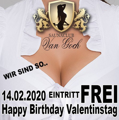 Valentine's Day im Sauna / FKK Club Van Goch (D) in Goch