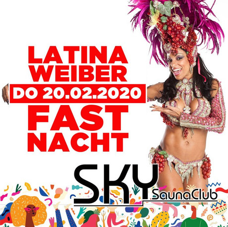 Latina Weiberfastnacht im Sauna / FKK Club Sky Wuppertal (D) in Wuppertal