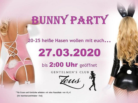 Bunny Party im Sauna / FKK Club FKK Zeus Wallenhorst/Osnabrück (D) in Wallenhorst