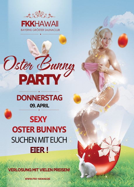 Oster Bunny Party im Sauna / FKK Club FKK Hawaii Ingolstadt (D) in Ingolstadt