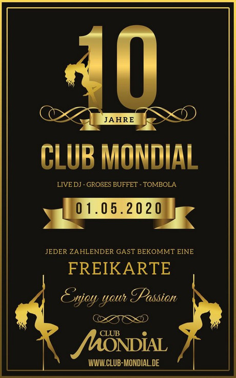 10th Birthday Party im Sauna / FKK Club Mondial Köln (D) in Köln