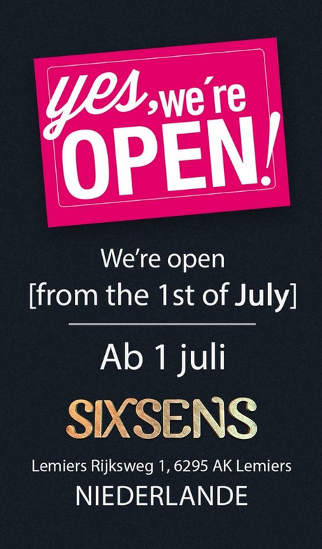 Wiedereröffnung  im Sauna / FKK Club Sixsens Vaals-Lemiers (NL) /Aachen in Lemiers