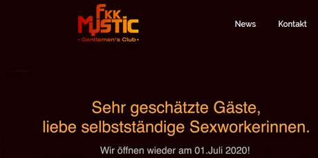 Wiedereröffnung  im Sauna / FKK Club FKK Mystic Wals/Salzburg (A) in Wals