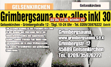 Wiedereröffnung  im Sauna / FKK Club FKK Grimbergsauna Gelsenkirchen [RTC] (D) in Gelsenkirchen