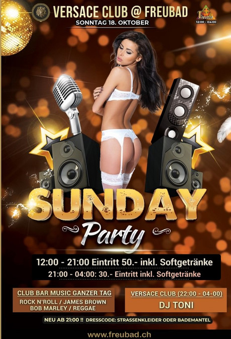 Sunday Party im Sauna / FKK Club FKK Freubad Recherswil (CH) in Recherswil