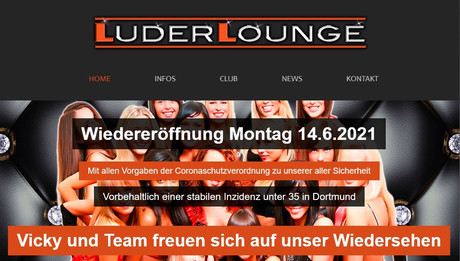 Wiedereröffnung  im Sauna / FKK Club FKK Luder-Lounge Dortmund (D) in Dortmund