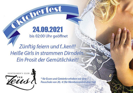 Oktoberfest FKK Zeus Wallenhorst im Sauna / FKK Club FKK Zeus Wallenhorst/Osnabrück (D) in Wallenhorst