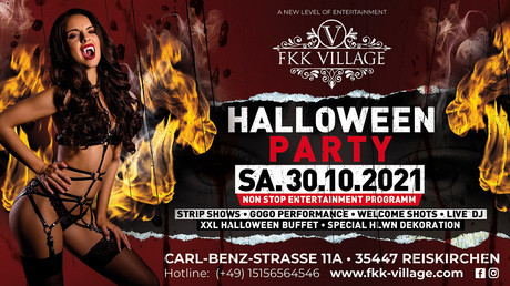 Halloween FKK Village im Sauna / FKK Club Village Reiskirchen/Gießen (D) in Reiskirchen