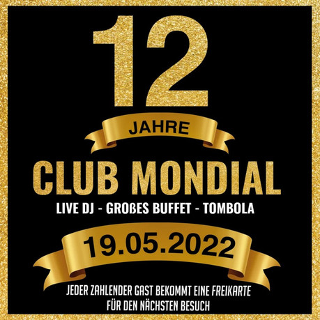 12th Birthday Party im Sauna / FKK Club Mondial Köln (D) in Köln