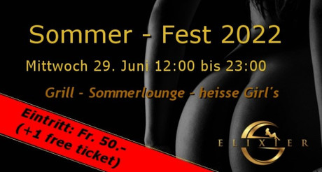 Sommerfest  im Sauna / FKK Club Elixier Volketswil/Zürich (CH) in Volketswil