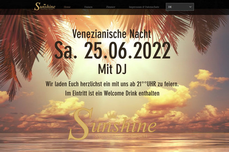 Venezianische Nacht im Sauna / FKK Club FKK Sunshine München (D) in München