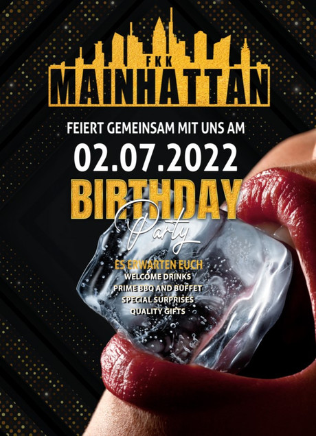 12th Birthday Party im Sauna / FKK Club FKK Mainhattan Frankfurt (D) in Frankfurt