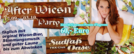 After Wiesn Party im Sauna / FKK Club FKK Sudfass Oase München (D) in München