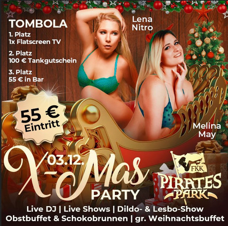 Xmas Party FKK Pirates Park im Sauna / FKK Club FKK Pirates Park Bruchsal/Karlsruhe (D) in Bruchsal