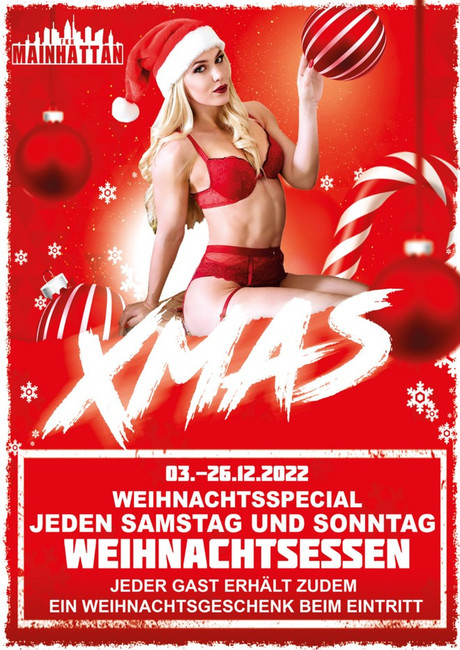 Xmas-Special im Sauna / FKK Club FKK Mainhattan Frankfurt (D) in Frankfurt