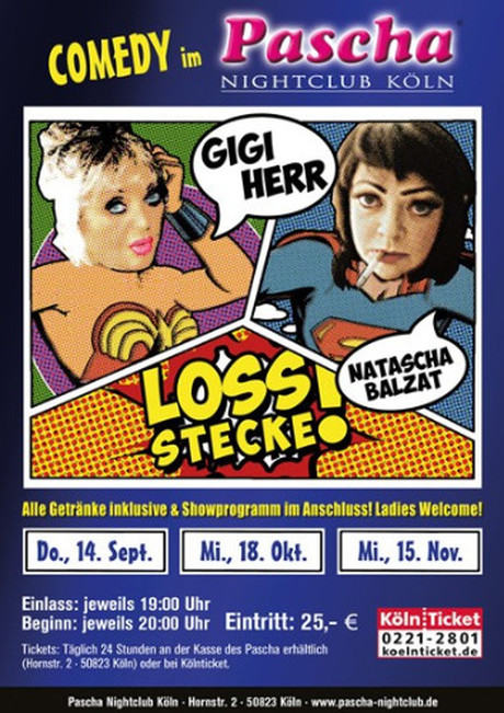 Loss stecke! Gigi Herr und Natascha Balzat im Sauna / FKK Club Pascha Nightclub Köln (D) in Köln