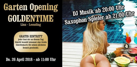 Garden Opening im Sauna / FKK Club FKK Goldentime Leonding/Linz (A) in Leonding
