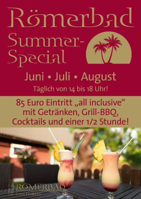 Summer-Special im Sauna / FKK Club FKK Römerbad Casa Ovilava Wels (A) in Wels