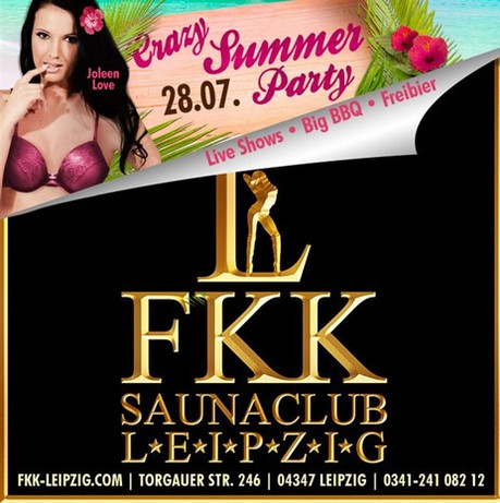 Crazy Summer Party im Sauna / FKK Club FKK Leipzig (D) in Leipzig