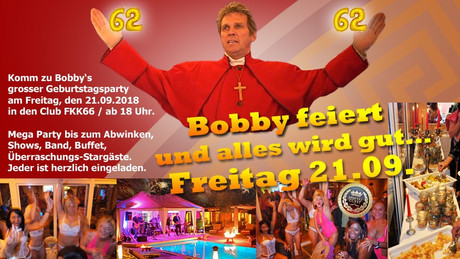 Bobbys Geburtstagsparty im Sauna / FKK Club FKK 66 Villingen-Schwenningen (D) in Villingen-Schwenningen